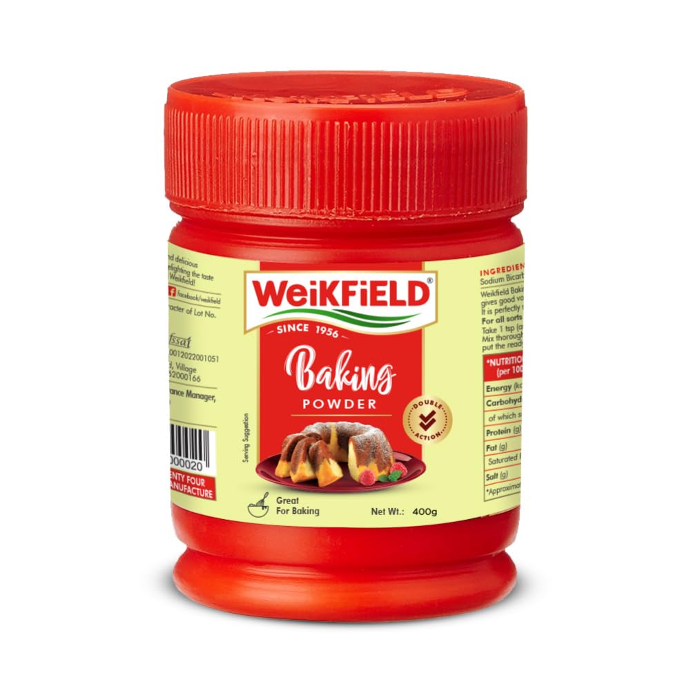 Weikfield Baking Powder - Dessert Mix 400g Jar (B01A8RN9FW) Amazon Price History, Amazon Price Tracker