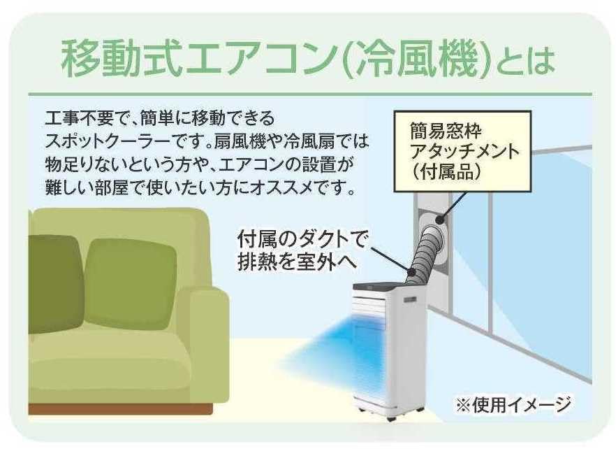 Amazon | エスケイジャパン 移動式エアコン 冷風機 衣類乾燥除湿