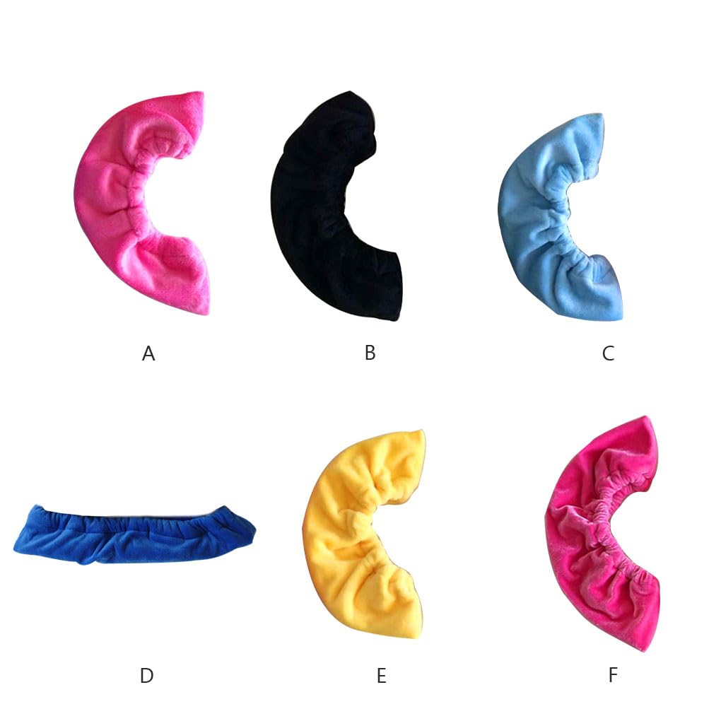 Confezione da 2 coperture protettive per pattinaggio su ghiaccio, unisex, riutilizzabili, lavabili, portatili, per interni ed esterni, colore rosa