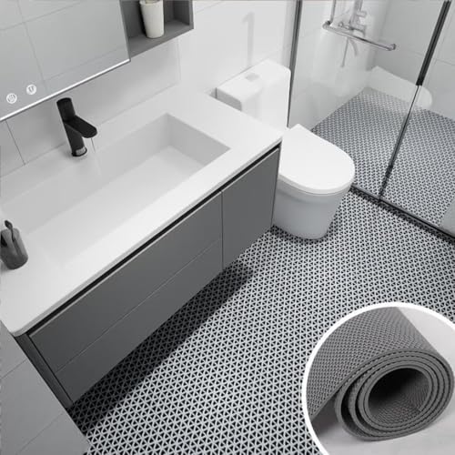 KASYANKA 滑り止めマット ゴムマット 浴室内マット 大判 洗い場 シャワーマット DIY 厚さ5.5mm 屋外 屋内 通路 廊下 トイレ プール 赤ちゃん 高齢者 家庭用 業務用 介護用