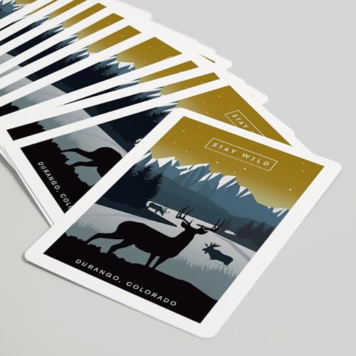 Baraja de poker Lantern Press Durango Colorado 52 cartas miniatura 5