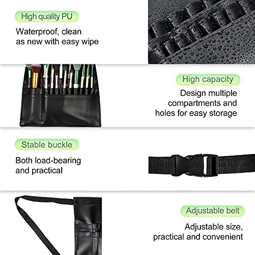 Professional Makeup Artist Tools - 4 Piece Set with Brush Bag, Mixing Tray, Foundation Tray & Spatula, Salon Apron4