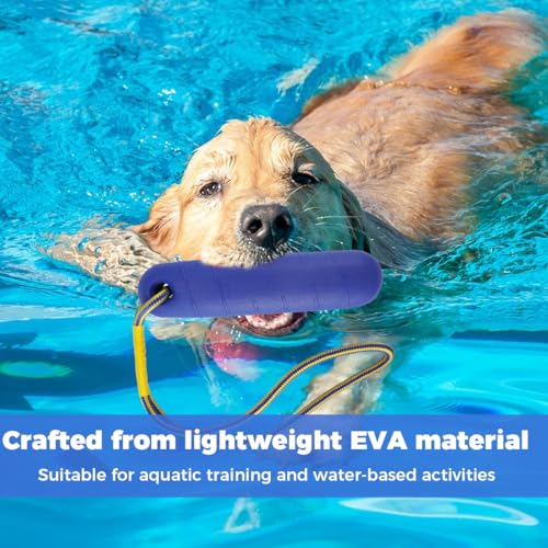Zykra Wasserspielzeug für Hund 22 cm, Schwimm Spielzeug für Hunde für Mittelgroße Große Hunde, Wasserspielzeug für Hund Hundetraining, Hundetraining Wasserspielzeug, Leuchtturm Hundespielzeug Wasser