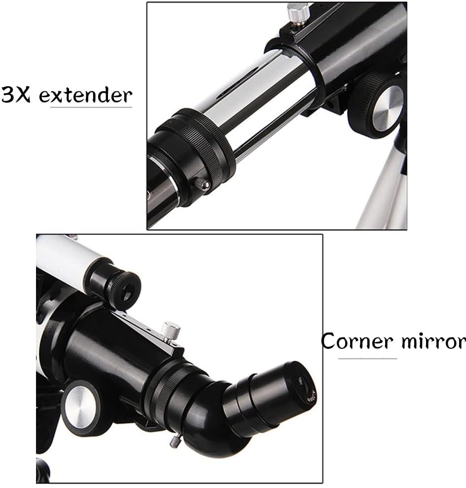 Telescopes for Adults Kids Astronomy Beginners Astronomical Telescopes with Tripod Refractor Telescope and Carrying Bag Telescope