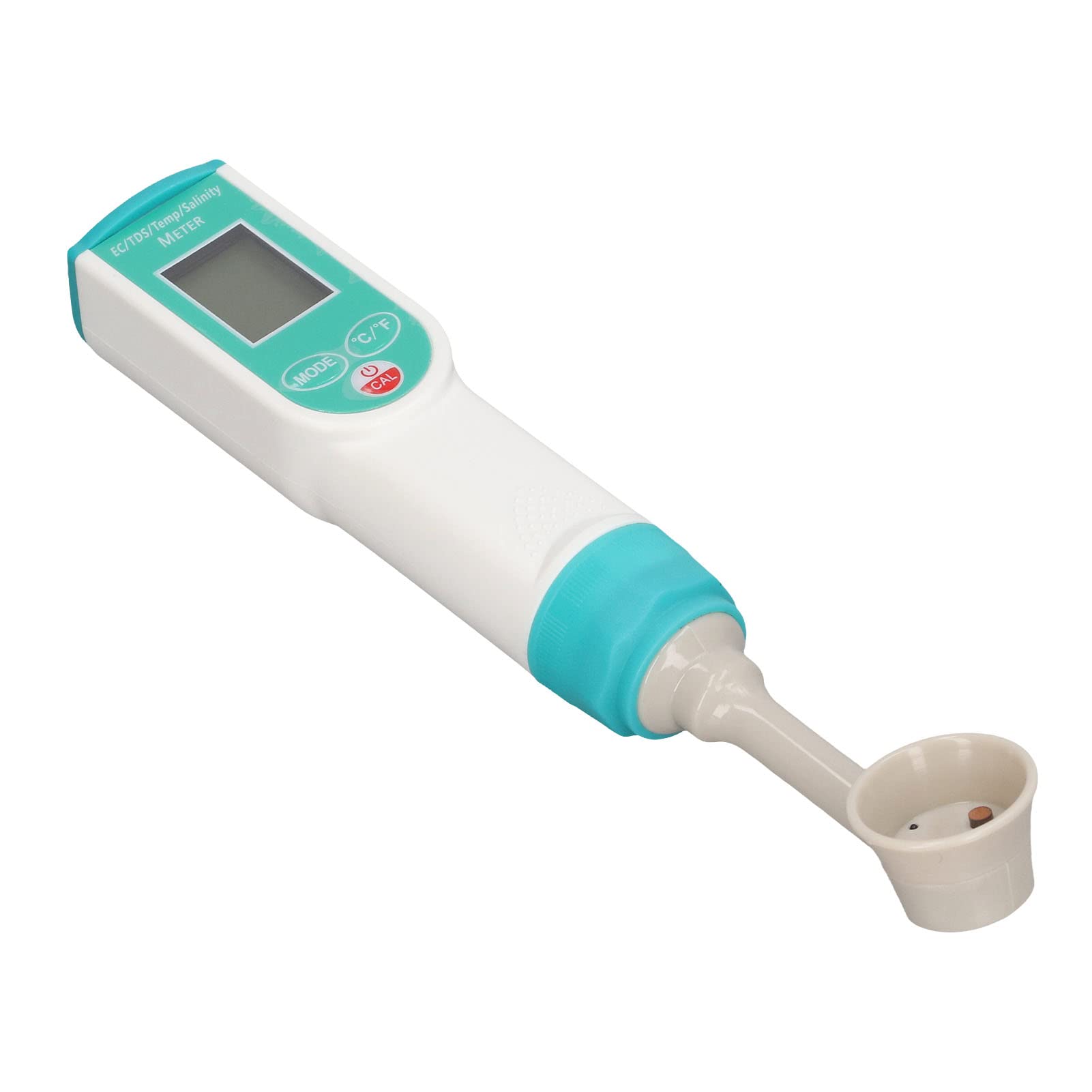 Dispositivo basado en microprocesador para acuarios y Laboratorios - Medidor de salinidad con Pantalla Digital para Agua de mar - Bolígrafo probador de Calidad del Agua con