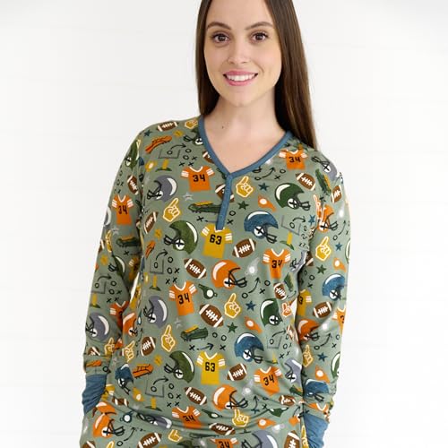 Image of Little Sleepies Womens Pajama Top, Viscose from Bamboo Henley Nursing Shirt