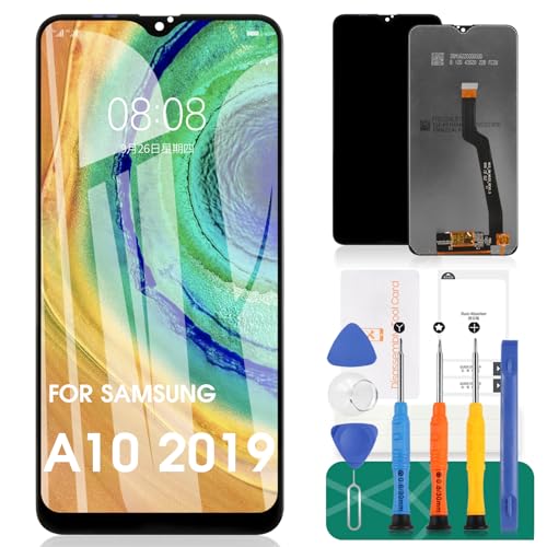 SRJTEK para Samsung Galaxy A10 2019 A105F/DS A105M/DS A105G/DS A105M LCD Pantalla reemplazo digitalizador Vidrio Asamblea Kits, Negro