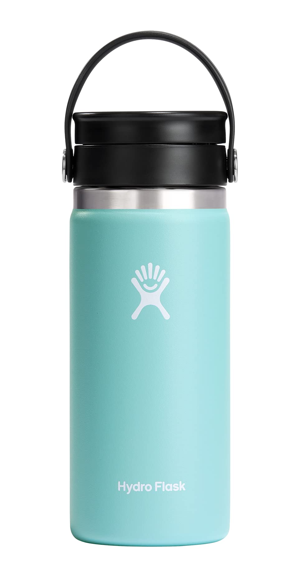 Hydro Flask 16 oz Wide Mouth with Flex Sip Lid Stainless Steel Reusable Water Bottle Dew - Vacuum Insulated, Dishwasher Safe, BPA-Free, Non-Toxic