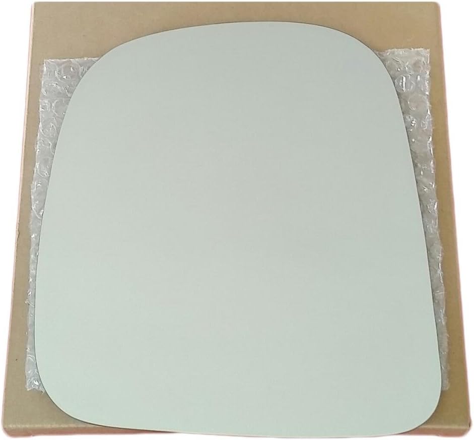 Mirror Glass and Adhesive for 96-02 Chevy Express / 96-02 GMC Savana Van Driver Left Side Replacement