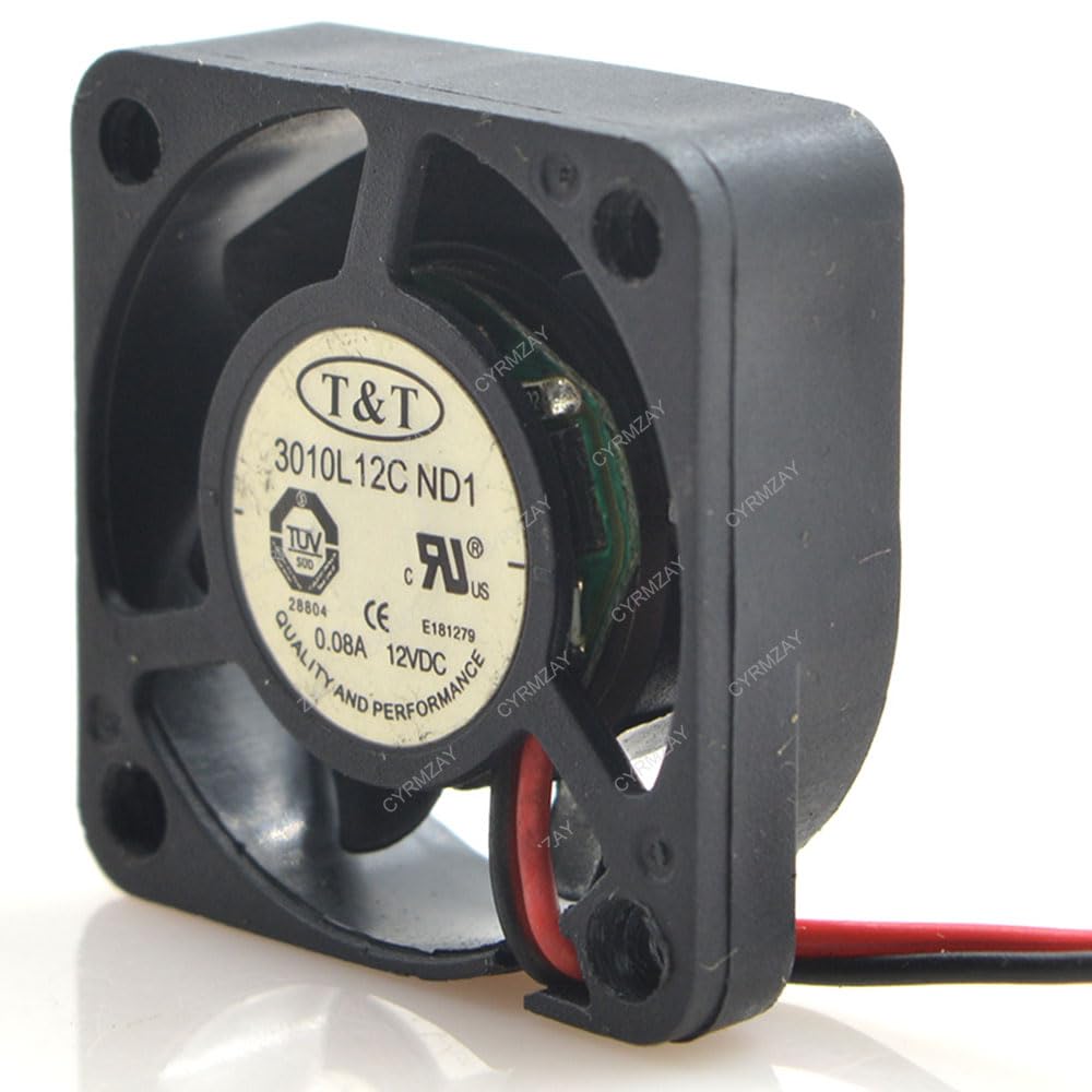 CYRMZAY Compatible Per T&T 3010L12C ND1 12V 0.08A 3010 3cm 2-Wire - Foto 7