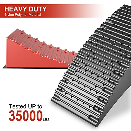 Rophor R02 Camper Leveler 2 Packs, New Version Ramps Kit For Travel Trailer, Up To 35,000 Lbs, Double Non-Slip Design, Faster And Easier Than Rv Leveling Blocks thumb #2
