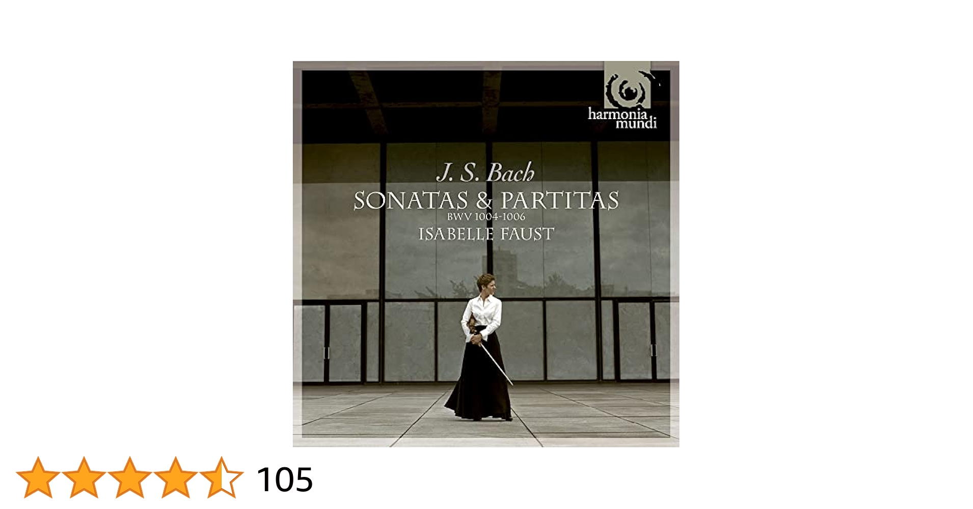 イザベル・ファウスト:プレイズ・バッハ⭐️8CD&DVD BOX Amazon.co.jp: Isabelle Faust Plays Bach [8CD+DVD] : Faust