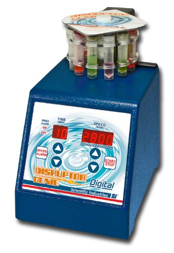 Scientific Industries SI-DD38 Digital Disruptor Genie Cell Disruptor with U.S. Plug, 1000-3000rpm, 120V