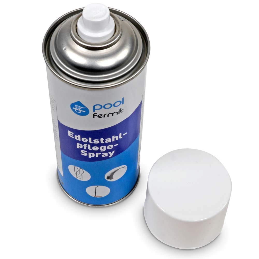 Fermit - Espray de Cuidado de Acero Inoxidable, protección y Limpieza de Superficies metálicas Mate y Brillantes.