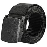 [TIKAKU] ナイロンベルト 作業用 軽量 樹脂製バックル ミリタリー フリーサイズ 120cm 幅3.8cm