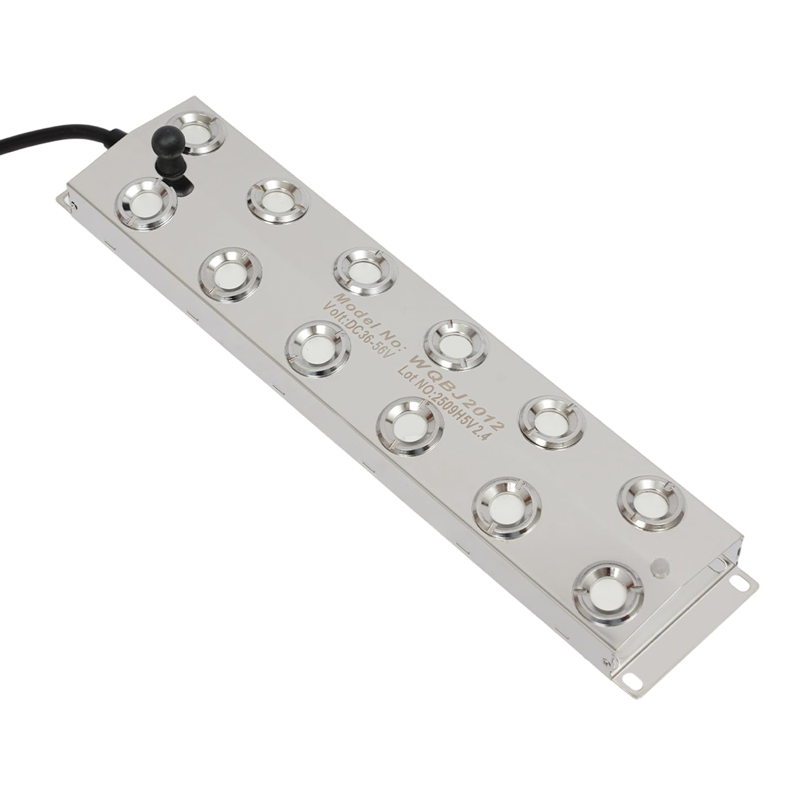 Nebulizzatore a ultrasuoni, 12 teste, 8 l/h, con alimentatore di rete impermeabile IP67, per giardinaggio, paesaggio, protezione delle verdure, atmosfera magica