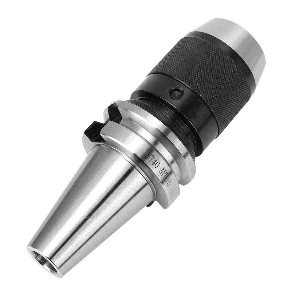 Portautensili per Mandrino Portautensili BT40 Mandrino a Pinza Autoserrante Integrato Attacco per Autoserrante in Acciaio Al Carbonio per Fresatrici (-1011200029012)