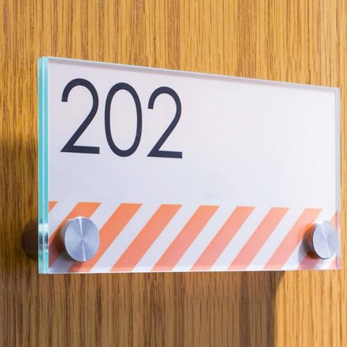 SPRHR 8 Stück Abstandshalter Wand Edelstahl, Schwerlast Klemmhalter Abstandshalter 19 × 30mm, Langlebig und Kratzfest Werbeschrauben zur Montage und Befestigung Kunstwerke, Zertifikate, Werbetafeln