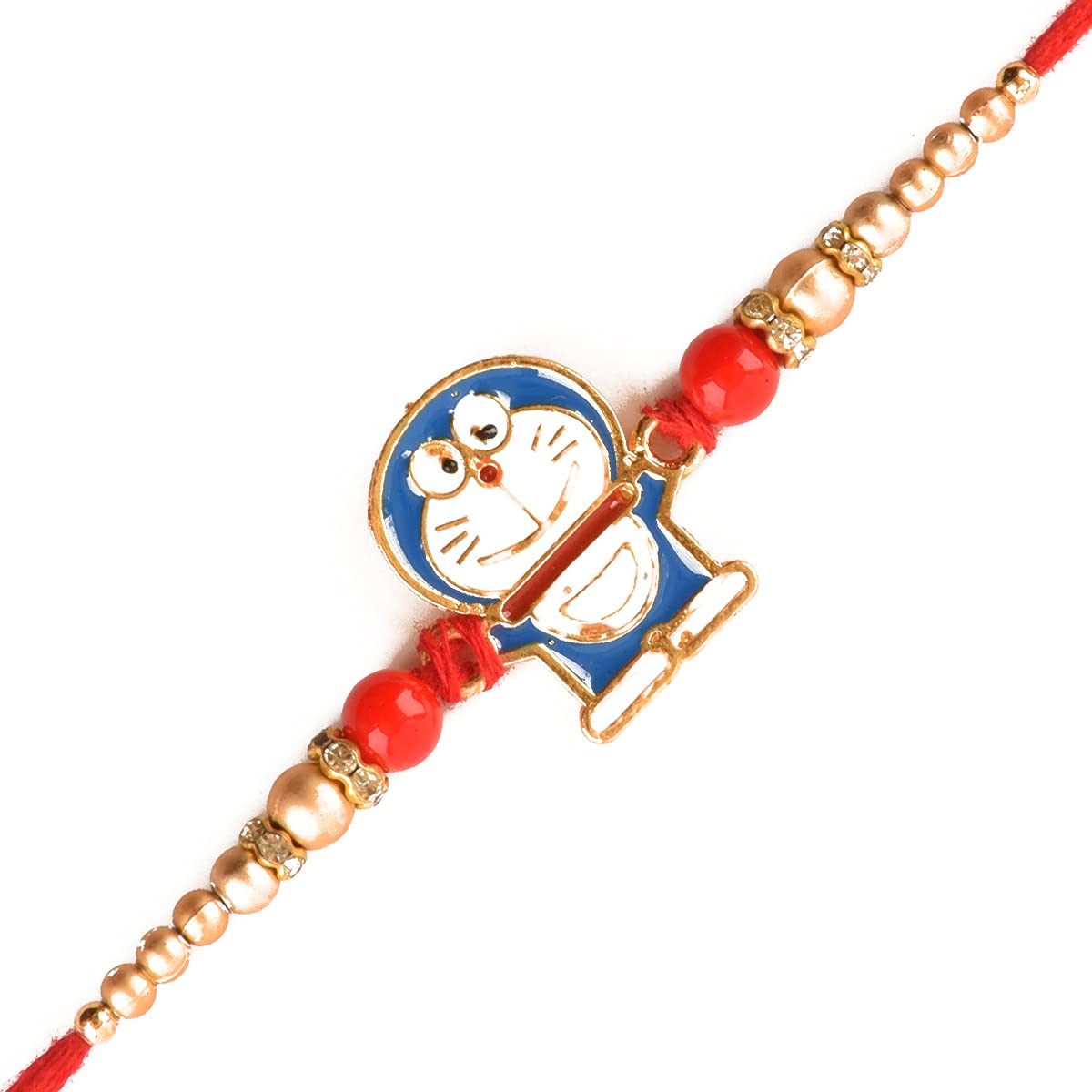 Beingelegant _ Cartoon Rakhi for Brother Online Comic Dereemon Cartoon Character Lovely Metal Rakhi for Kids/Children/Chota Bhai with Rakshabandhan Greeting Card, Roli & Chawal 1BEMR8063KIDS (B098Q5R4NY) Amazon Price History, Amazon Price Tracker