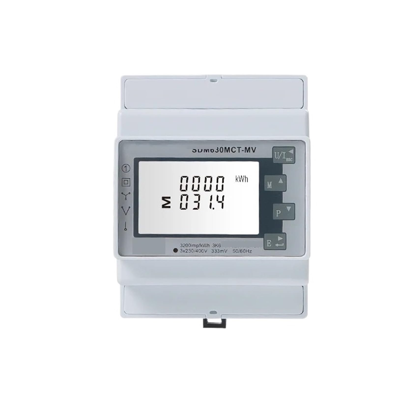 WQGQPXOB Three-Phase Multifunctional Energy Meter SDM630MCT-MV 50A/333mV Input Industrial Power
