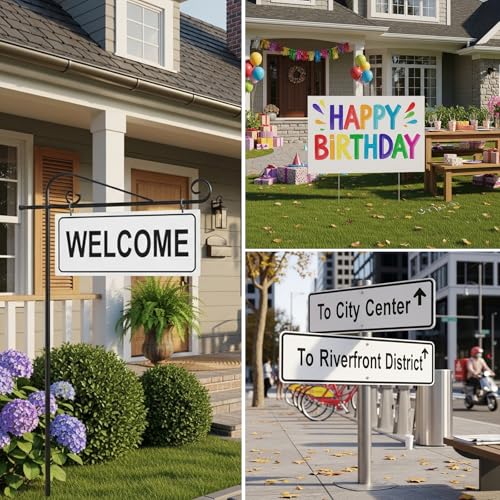 Image of Patelai 3 Pcs 24 x 36 Inches Corrugated Plastic Sheet Corrugated Poster Board 4mm Thick Waterproof Blank Board Sheets Plastic Yard Sign for Garage and Estate Sale, Indoor and Outdoor Use(White)