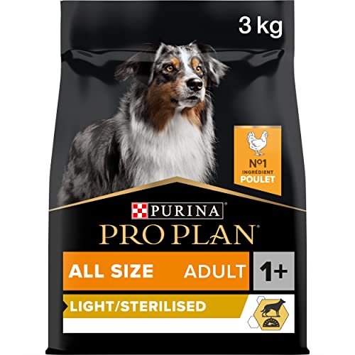 Purina PRO PLAN | Adulte Toutes Tailles | Light/Stérilisé | Aliment Sec pour Chien pour la...