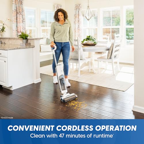 Image of Vacmaster Cordless Wet Dry Vacuum & Mop, Self-Cleaning Hard Floor Cleaner | Dual Tank, 47-Min Runtime, Edge Cleaning for Wood, Tile & Laminate Floors - HA2202