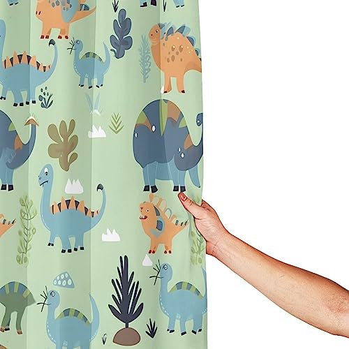 Rideau de douche opaque TOMPPY anti-éclaboussures en tissu polyester imprimé