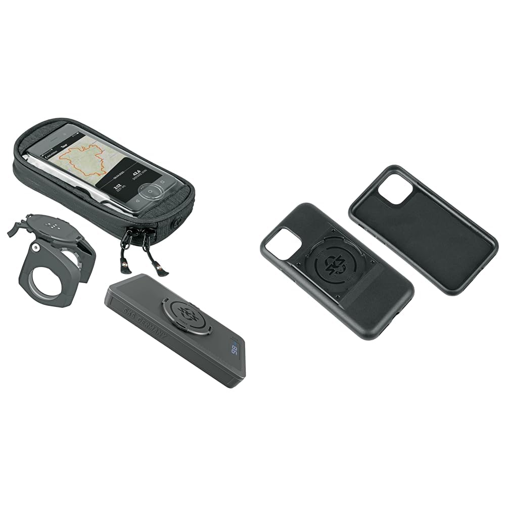 SKS GERMANY COMPIT+/Power & COM/SMARTBAG Handyhalterung & COMPIT Cover für iPhone 11 Pro Handyhülle