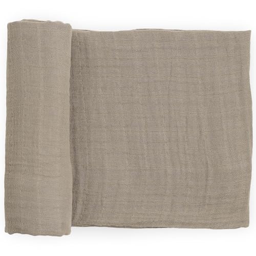 Image of Little Unicorn Muslin Swaddle Blanket for Newborns & Infants | Soft & Breathable Fabric | Baby Blanket for Swaddling, Nursing, Shower Gifts (Driftwood)