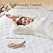 Beautyrest Cotton Heated Mattress Pad - Bed Warmer with 20 Heat Settings Controller, Auto Shut Off Timer, All Around Elastic Deep Pocket, UL Certified, Machine Washable, White Full