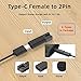 chenyang USB C to DC 5V 2Pin 1.8mm 2.35mm Power Charge Adapter for Electric Hair Clipper Beard Trimmers Shavers Beauty Instruments 6Pcs/Set