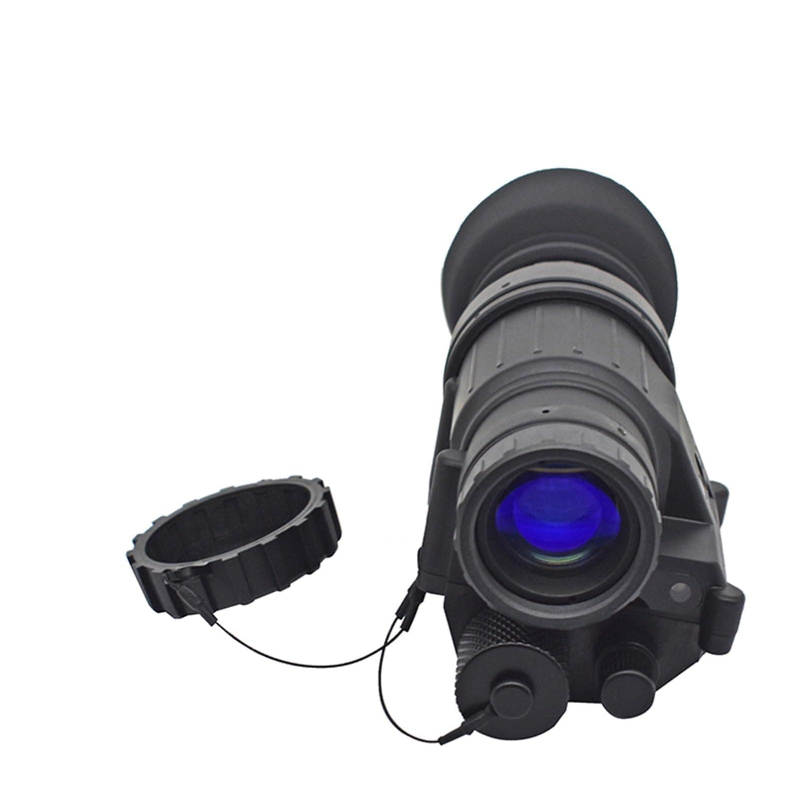 JVDDI Night Vision Goggles, NVM PVS 14 Gen2+ FOM1400-1600 White Green Phosphor Night Vision Monocular(Housing Kit)