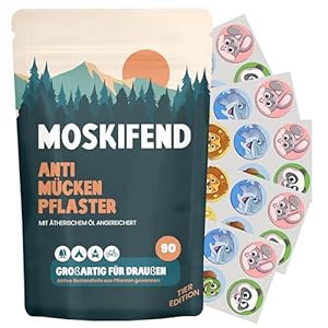 Moskifend Anti Mücken Pflaster Tier Edition 90 Stk.
