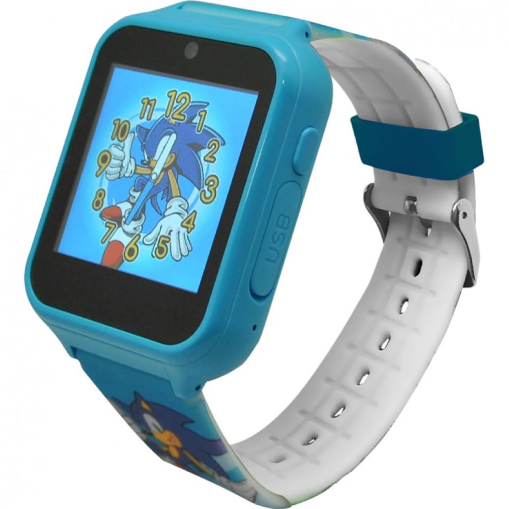 CARTOON Orologio interattivo Sonic smartwatch per bambini multifunzione ricaricabile con USB