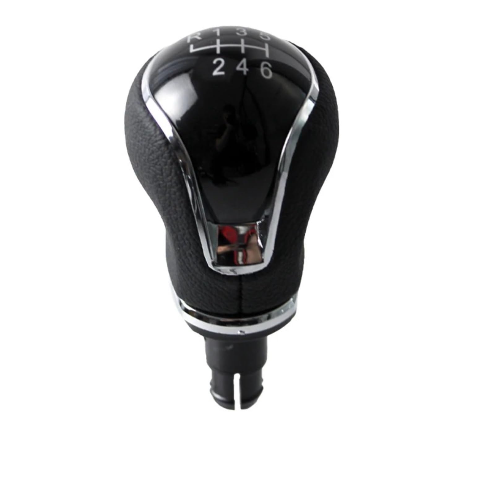 DUFWEHR Shifter Knob for SEAT for Ibiza IV (6j) 2009-2017 5/6 Speed Gear Shift Knob Shifter Lever Stick Car Accessories(Black 6 Speed)