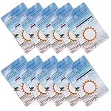 MAGICLULU 10 Stück UV Testkarten UV Identifikationskarten Kompakt zur Uvc Strahlenerkennung für Terrarien Wohnräume und Medizinische Anwendungen