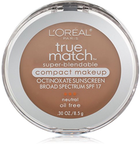 L'Oreal True Match Super-Blendable Compact Makeup, Buff Beige [N4], 0.30 oz (Pack of 3)