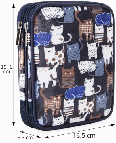 Miniatura 6 de Teamoy - Estuche Organizador Para Agujas De Tejer Circulares Intercambiables, Ganchillos Y Accesorios De Tejer, Fácil De Transportar No Incluye Accesorios