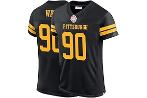 Mens/Youth Pittsburgh Black Football Stitched Jerseys