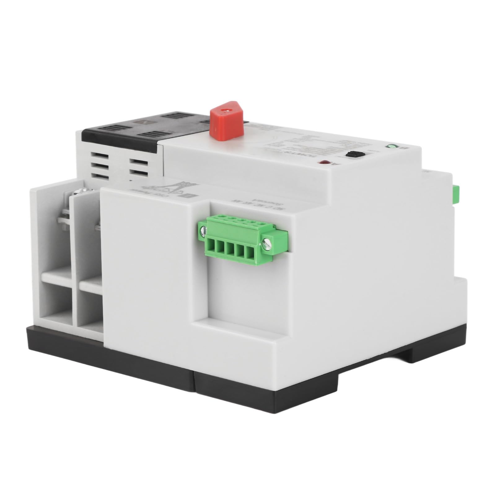 Interruptor de Transferencia de Energía, Interruptor de de Alimentación Dual Ignífugo de 8 KV CA 220 V Buen Aislamiento Resistente a Altas Temperaturas 2 Modos 2P para Hospital