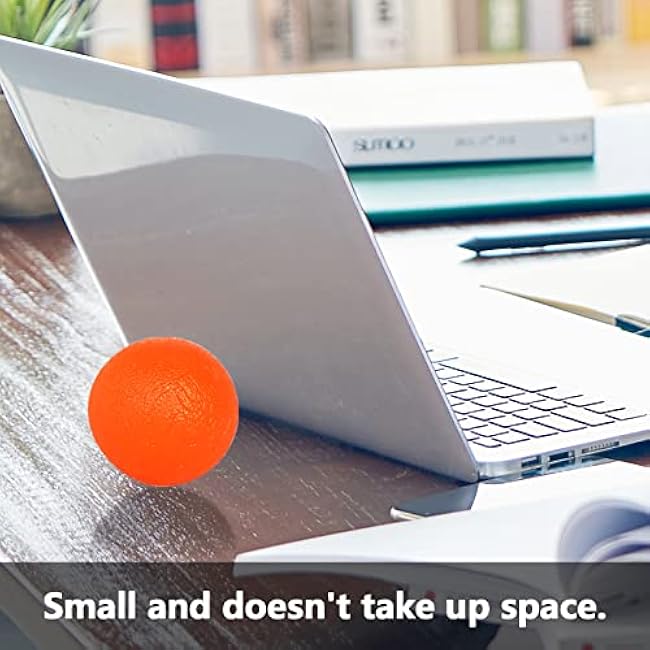 Str§Öss Relief Balls 1.97 In Squeeze Exercise Stress Balls, 3 Gel Hand Balls for Arthritis Hand, Finger, Grip Strengthening and Stress Relief (Round)