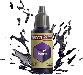 The Army Painter Speedpaint Purple Swarm 2.0, Single Acrylic Paint 18ml One-coat Painting Soloution For Fantasy Tabletop Miniatures Like Warhammer 40k and Dungeons And Dragons Figures