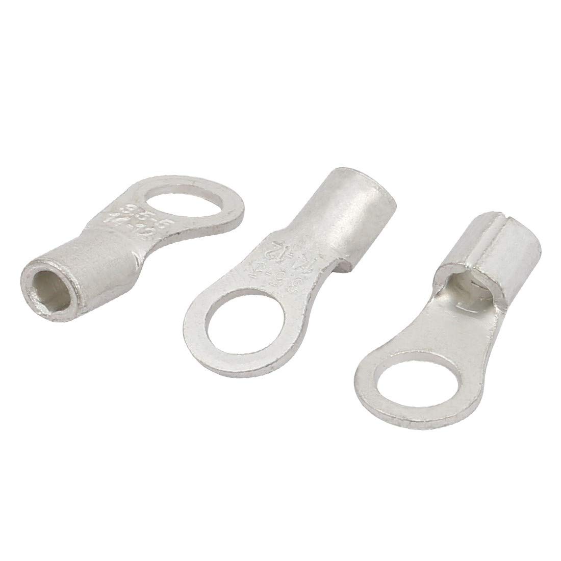 New Lon0167 150Pcs AWG14-12 Destacados forma redonda RNB3.5-5 eficacia confiable Conector de terminal de crimpado de alambre de pala no aislado(id:0ad 84 27 f38)