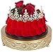 URANMOLE Cake Stand Round Metal Cake Stands Dessert Display Cupcake Stands, 18K Gold (038 Cake Stand - 12in)