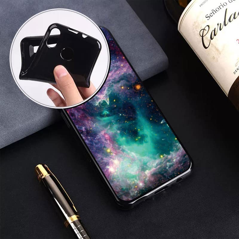 HuiYouMY [4 in 1] 1Pcs Cover + 3Pcs Vetro Temperato Per CUBOT P80 Custodia ( 6.58) - Custodia in Silicone TPU - Black Case Protezione Cellulare Black Bumper 9H Pellicola Protettiva