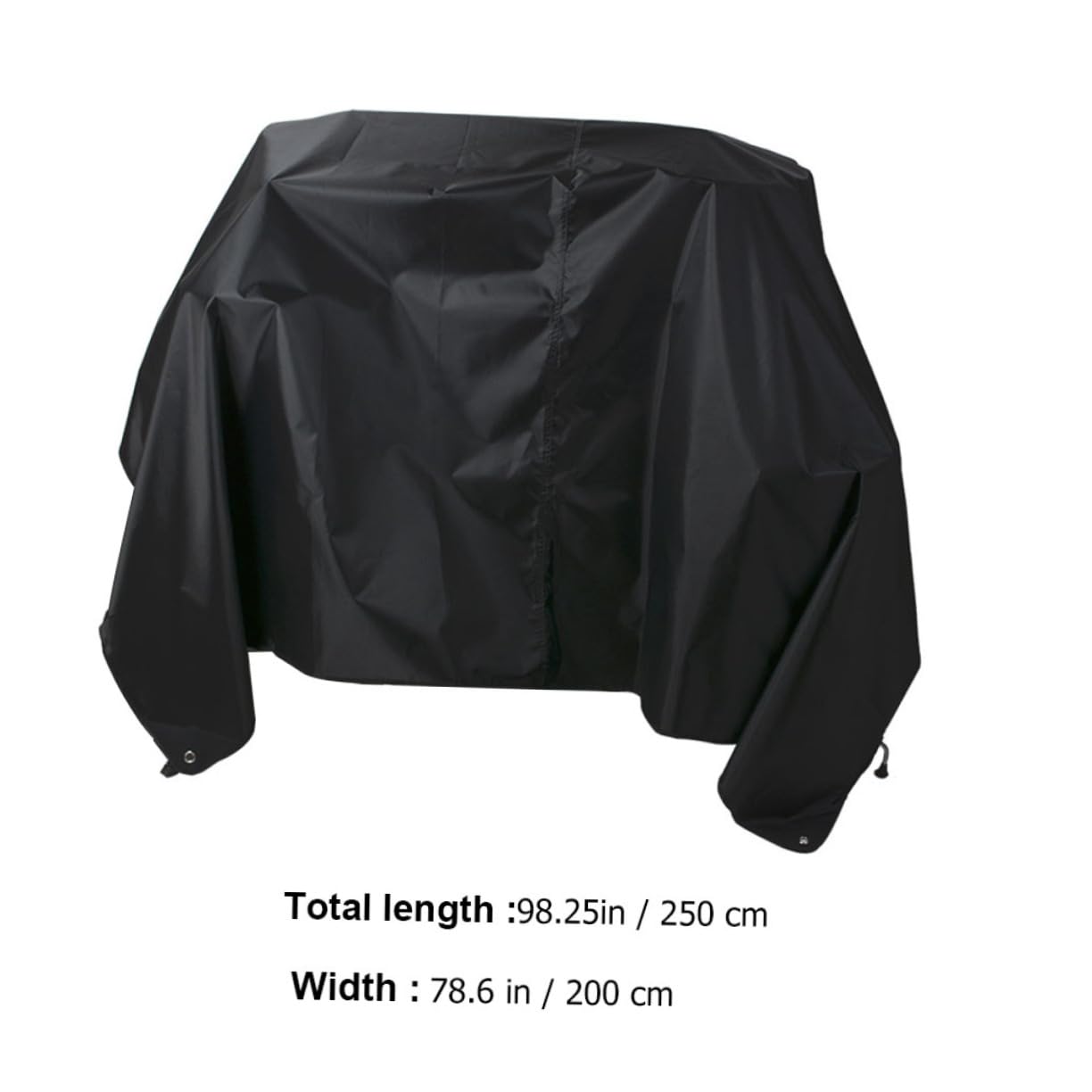 BESTonZON Drum Set Protective Cover Oxford Cloth Black Silver Acoustic Drum Set Cover Dustproof Decorative