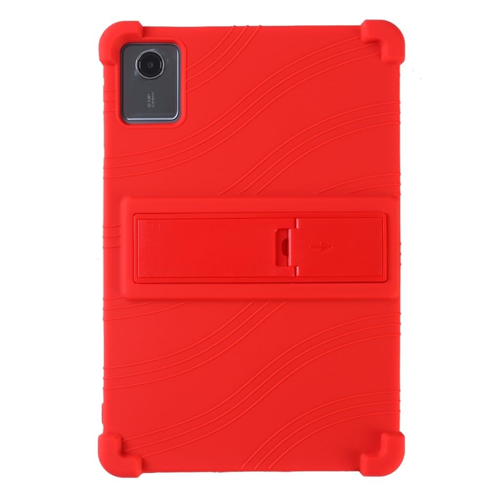 Generic etui kompatybilne z Xiaomi Redmi Pad Pro 12,1 cala 2024 (kolor: czerwony) silikonowa twarda obudowa tylna
