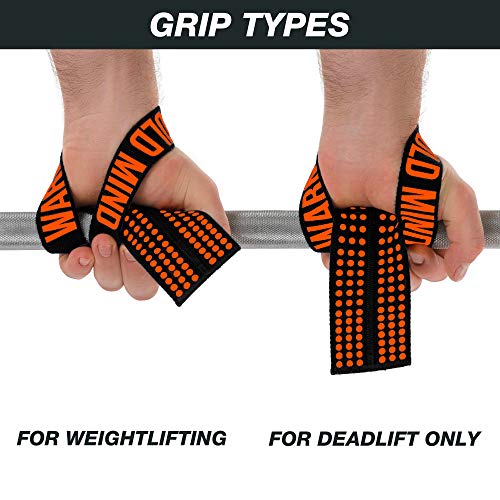 Image of WARM BODY COLD MIND V1 Lifting Wrist Straps for Olympic Weightlifting - Rated at 660 lb - Hand Wraps for Powerlifting, Weight Lifting, Bodybuilding Functional /Cross Training, Deadlift Gym Bar, Cotton