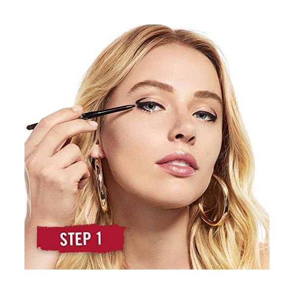 Rimmel-Exaggerate-Waterproof-Eye-Definer-212-Rich-Brown-1-Count Rimmel London Exaggerate Waterproof Eye Definer Eyeliner, Highly Pigmented, Long-Wearing, Built-In Smudger, 212, Rich Brown, 0.01oz